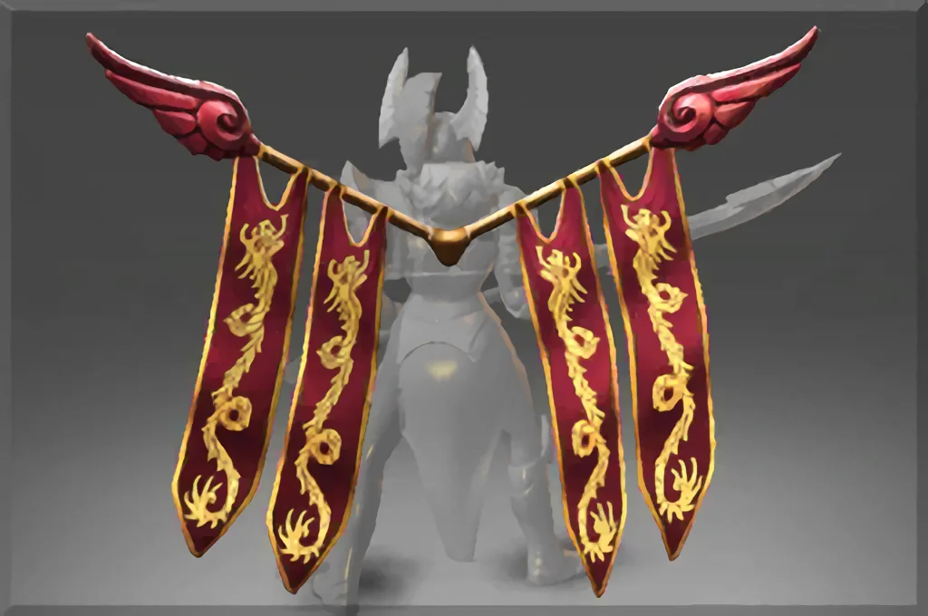 Скачать скин Twin Banner Of The Dragon Guard мод для Dota 2 на Legion Commander - DOTA 2 ГЕРОИ